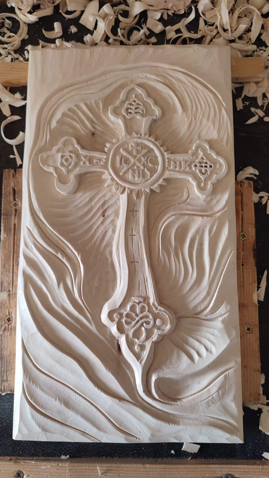 Видение – на Светия Кръст в сън – духовна-дърворезба-A-vision-of-the-Holy-Cross-in-a-dream-3-SVETOSLAVCarving