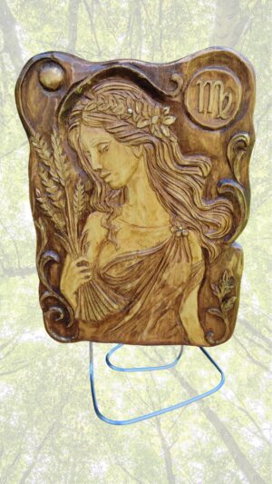 Virgo-zodiac-sign-art-woodcarved-sculpture-by-SVETOSLAVCarving (2)