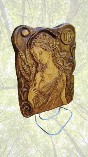 Virgo-zodiac-sign-art-woodcarved-sculpture-by-SVETOSLAVCarving (3)